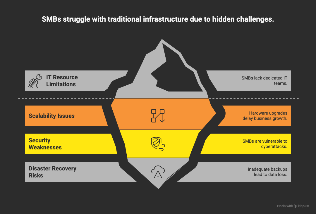 SMB Hidden Challenges Iceberg